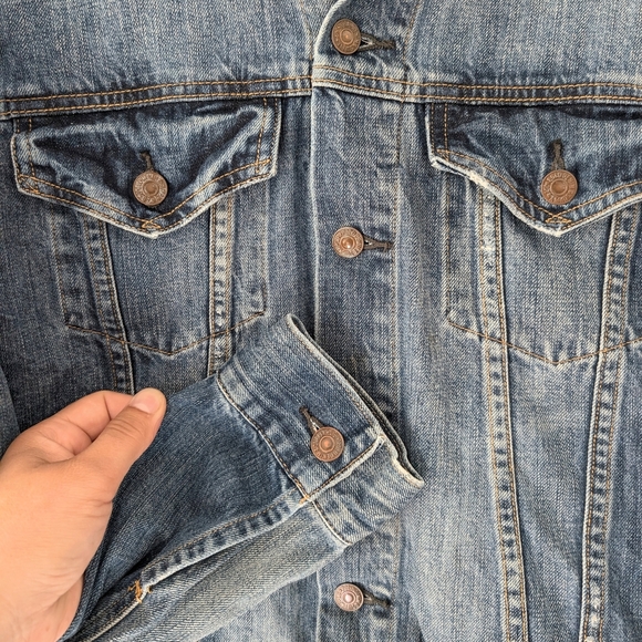 Ralph Lauren Denim & Supply Men's Trucker Jeans Denim Jacket ~ Size M - Picture 4 of 9